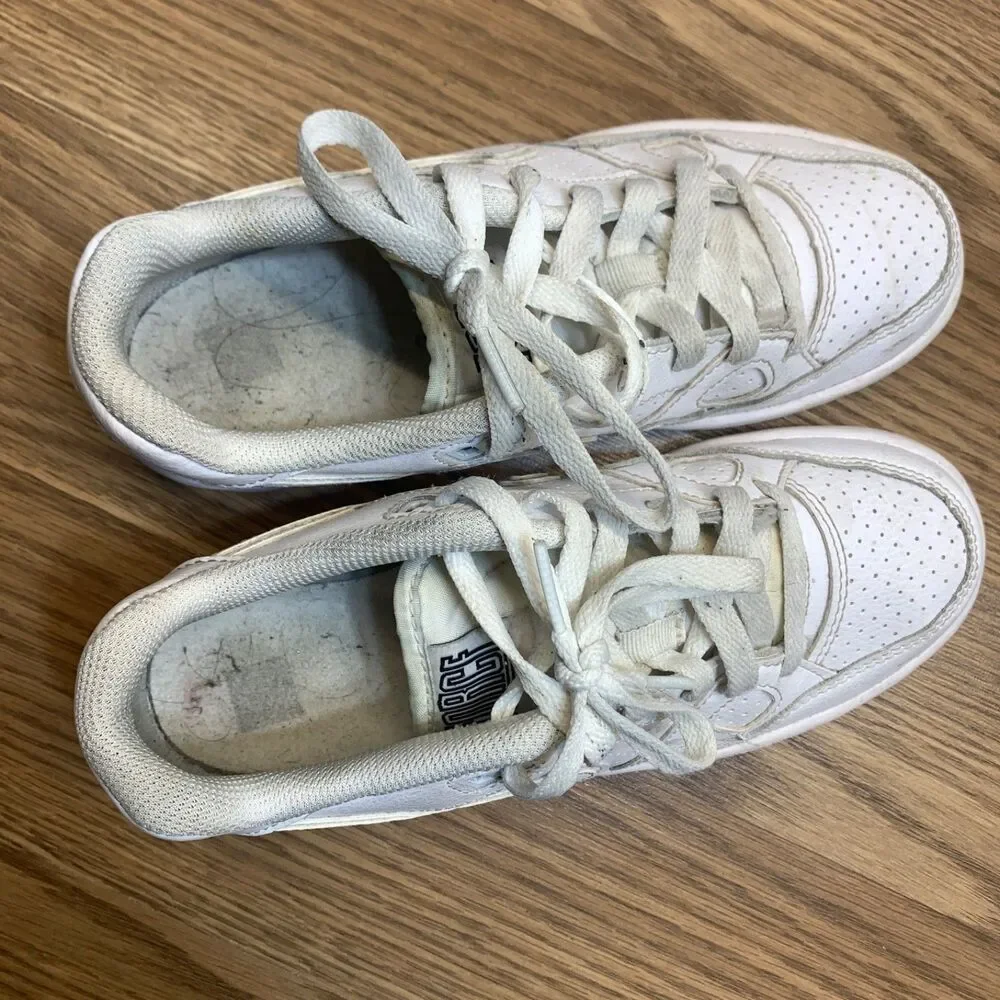 Nike Size 5Y Son Of Force 615153-109‎ Youth White Athletic Sneaker Shoes